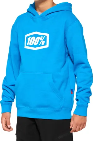 100% Icon Fleece Youth Pullover Hoodie