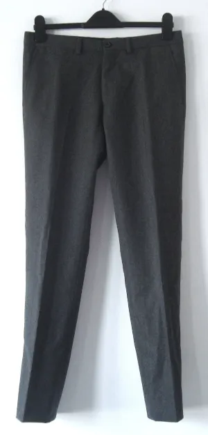 2012 Virgin Wool Kean Tailored Trousers in Anthracite