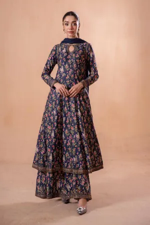 3 Piece Printed Lawn Suit | DW-EA24-81