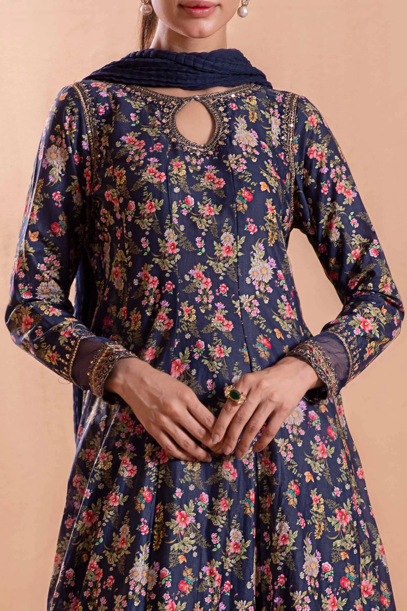 3 Piece Printed Lawn Suit | DW-EA24-81