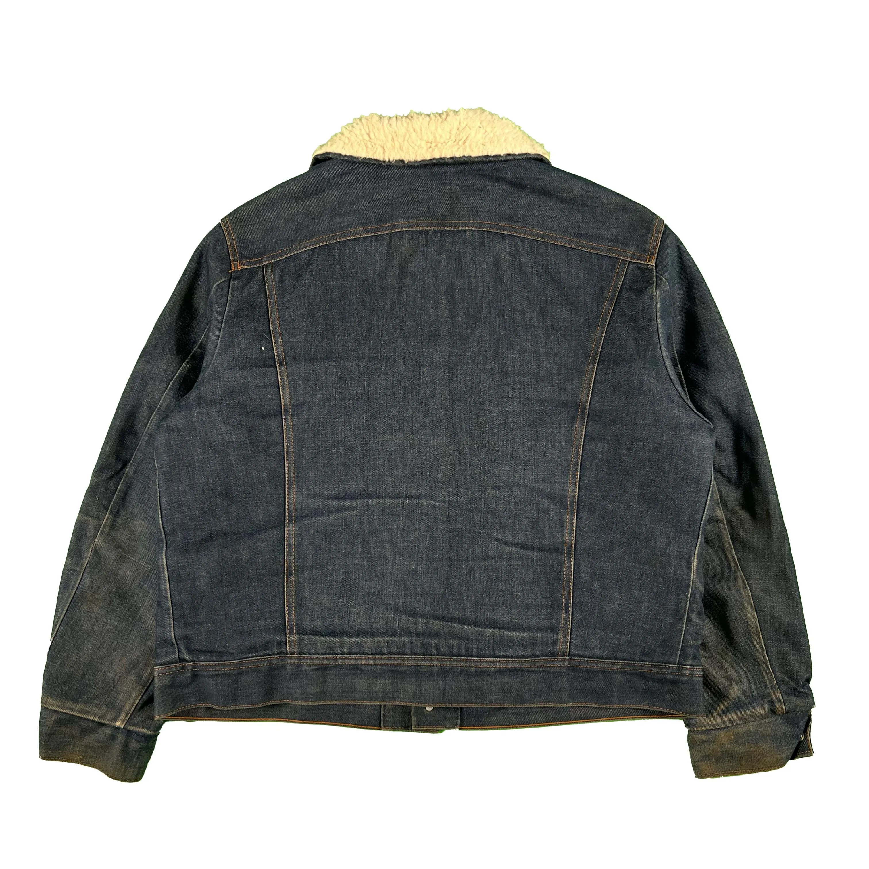 70s Osh'Kosh Sherpa Lined Denim Jacket- XL