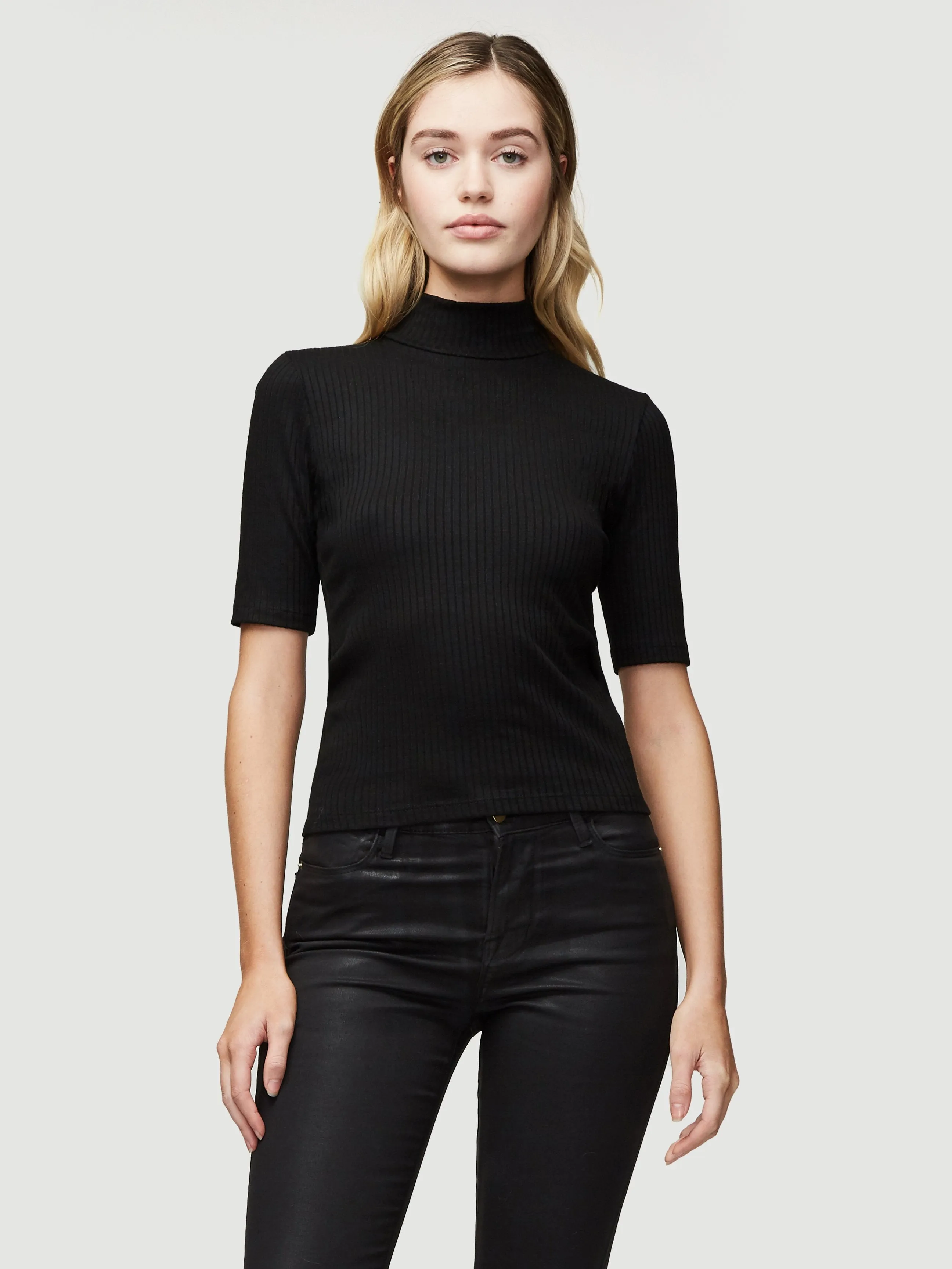 70s Turtleneck -- Noir