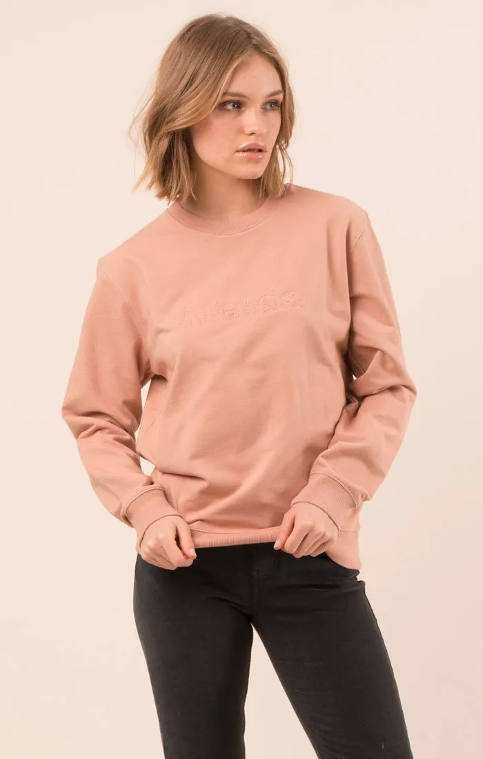 Afends Womens Apricot - Crew Neck Sweat