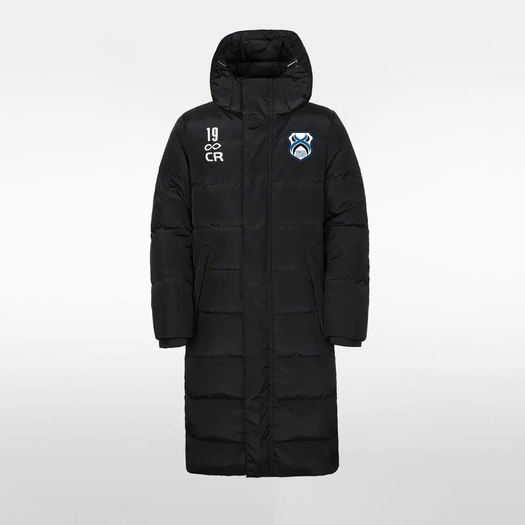 AI Kids Long Winter Puffer Jacket