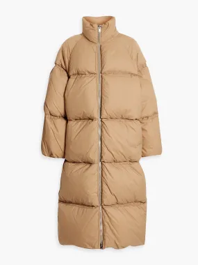 Alana oversized quilted shell down coat