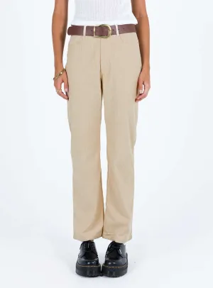 Alatorre Corduroy Pants Beige