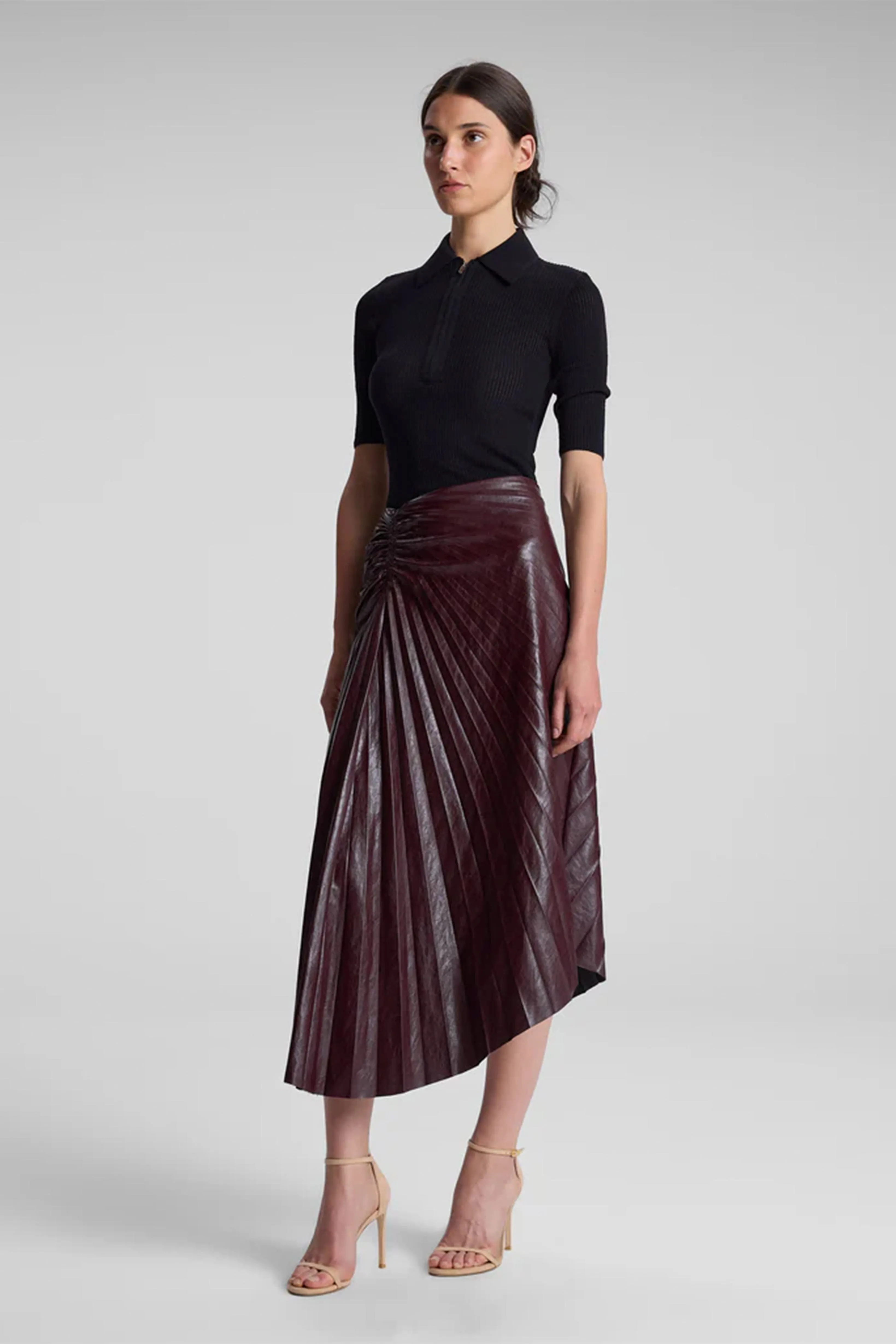 A.L.C. | Tracy Skirt - Cordovan