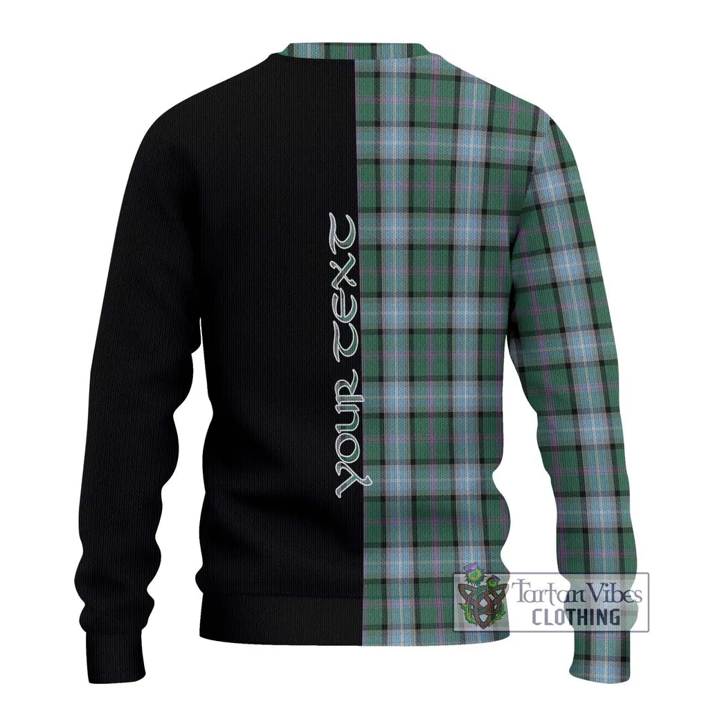 Alexander of Menstry Hunting Tartan Ugly Sweater with Family Crest and Half Of Me Style