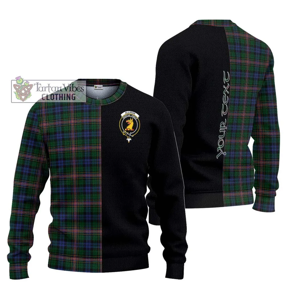 Allison Tartan Ugly Sweater with Family Crest and Half Of Me Style