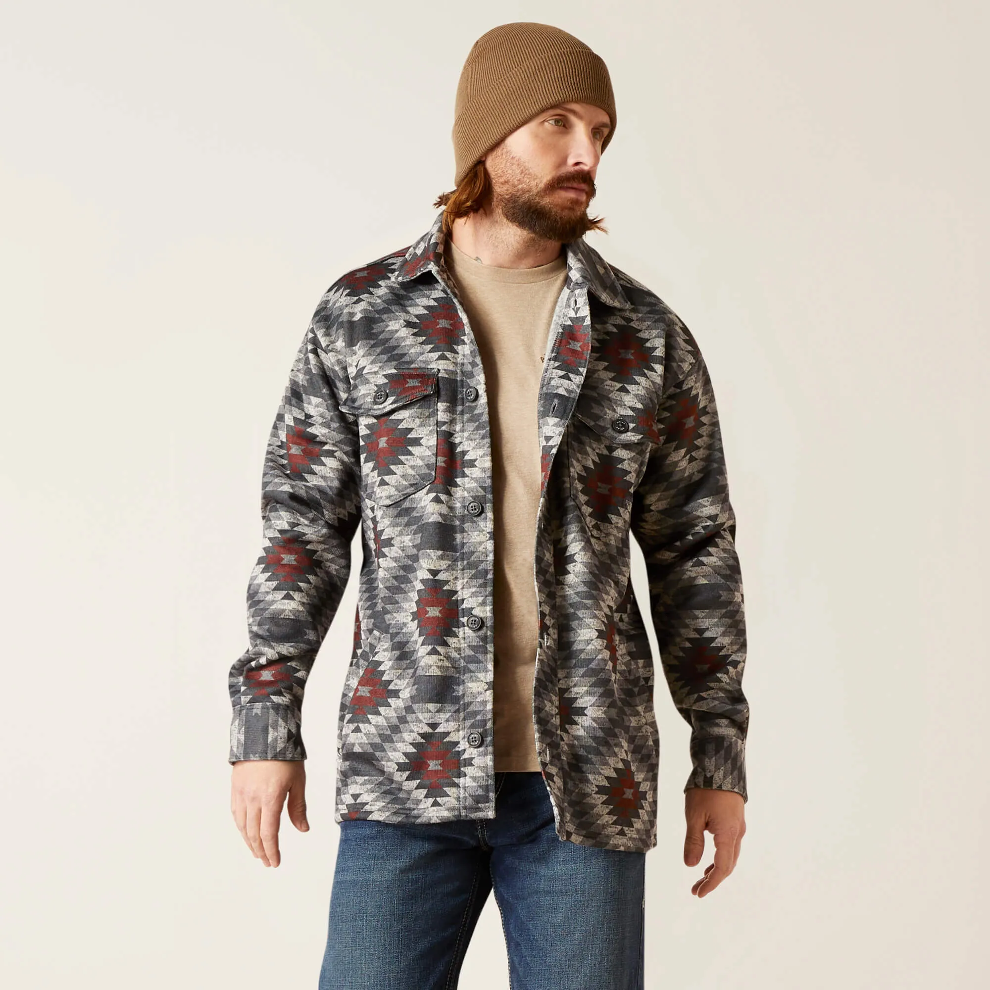 Ariat Men's Caldwell Printed Shirt Jacket