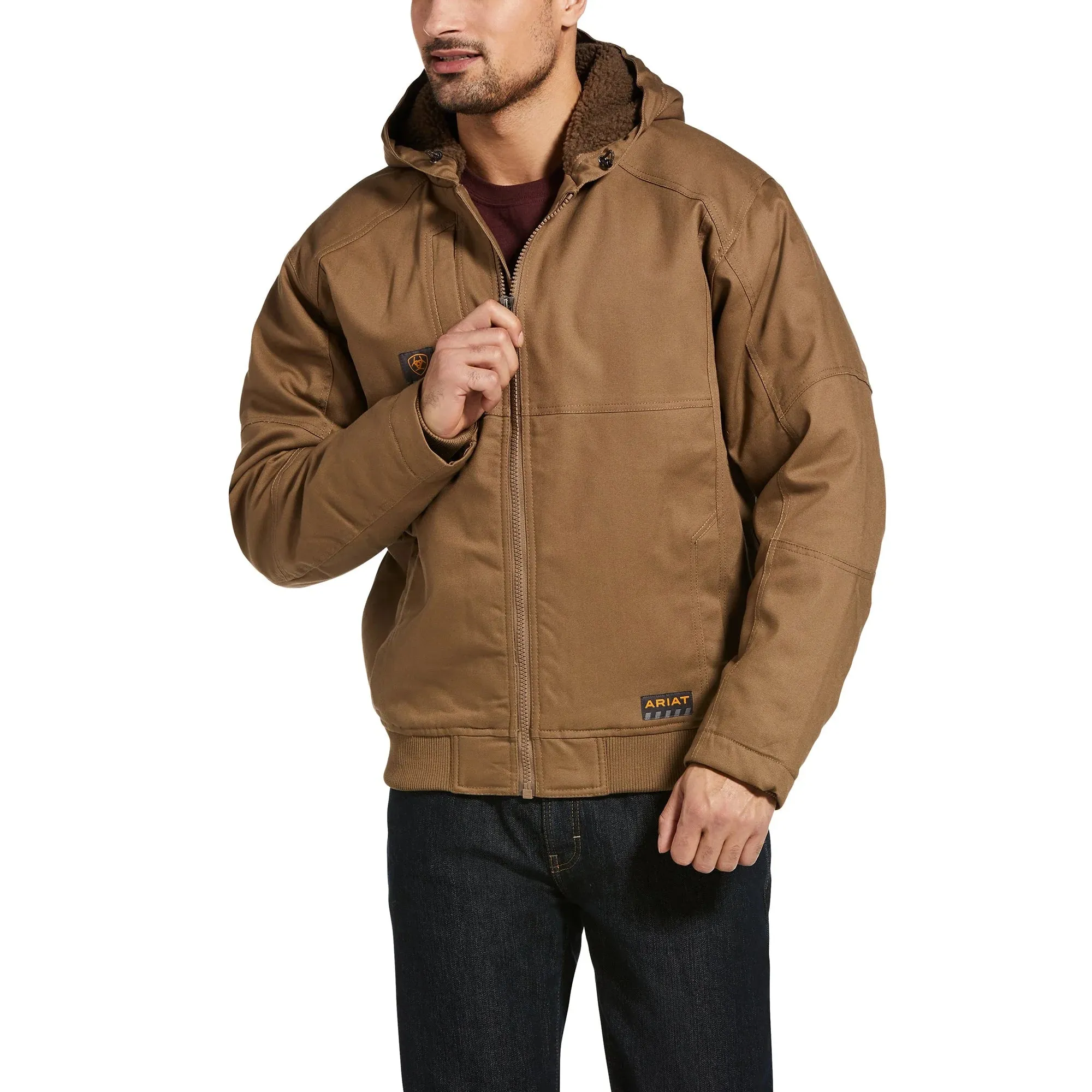 Ariat | Men's Rebar DuraCanvas Jacket | Field Khaki