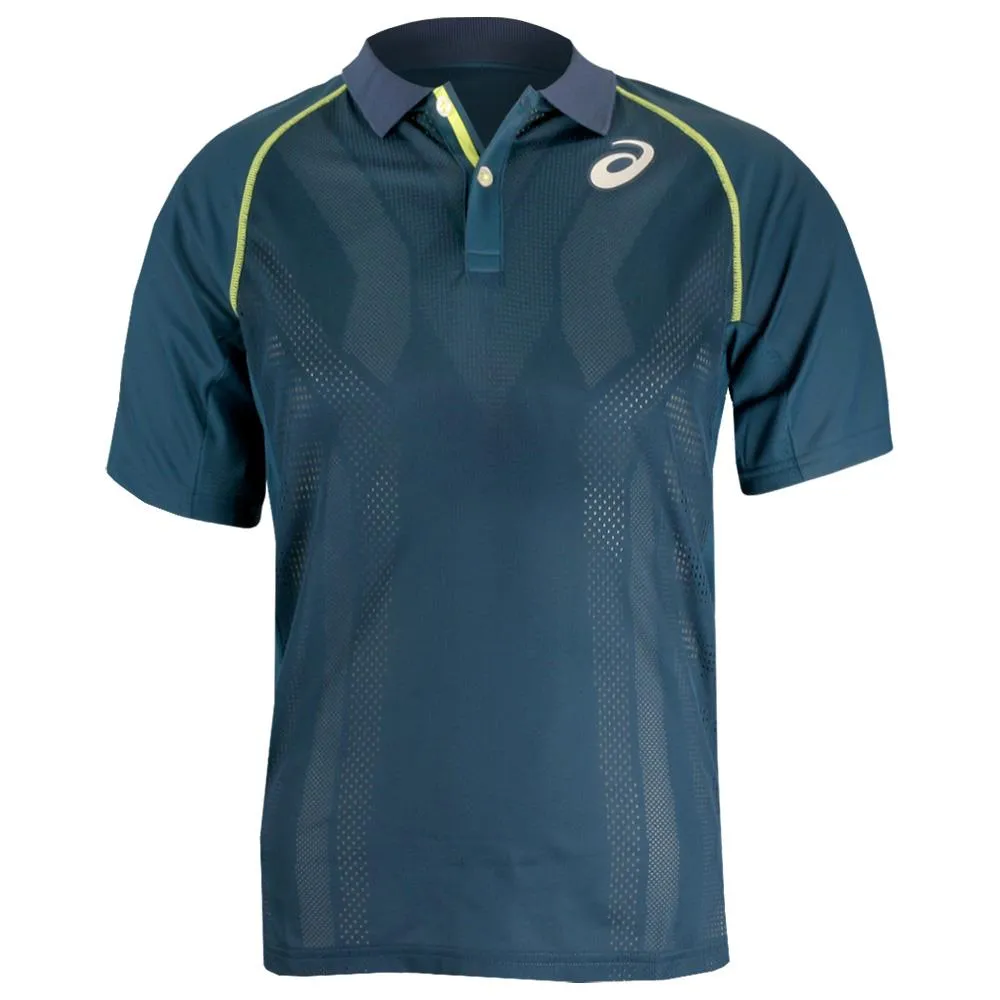 Asics Men's Match Actibreeze Polo - Mako Blue