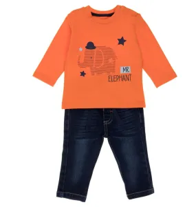 Babybol Denim Trousers And Top Set (1-2yrs)