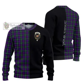 Baillie Highland Society Tartan Ugly Sweater with Family Crest and Half Of Me Style