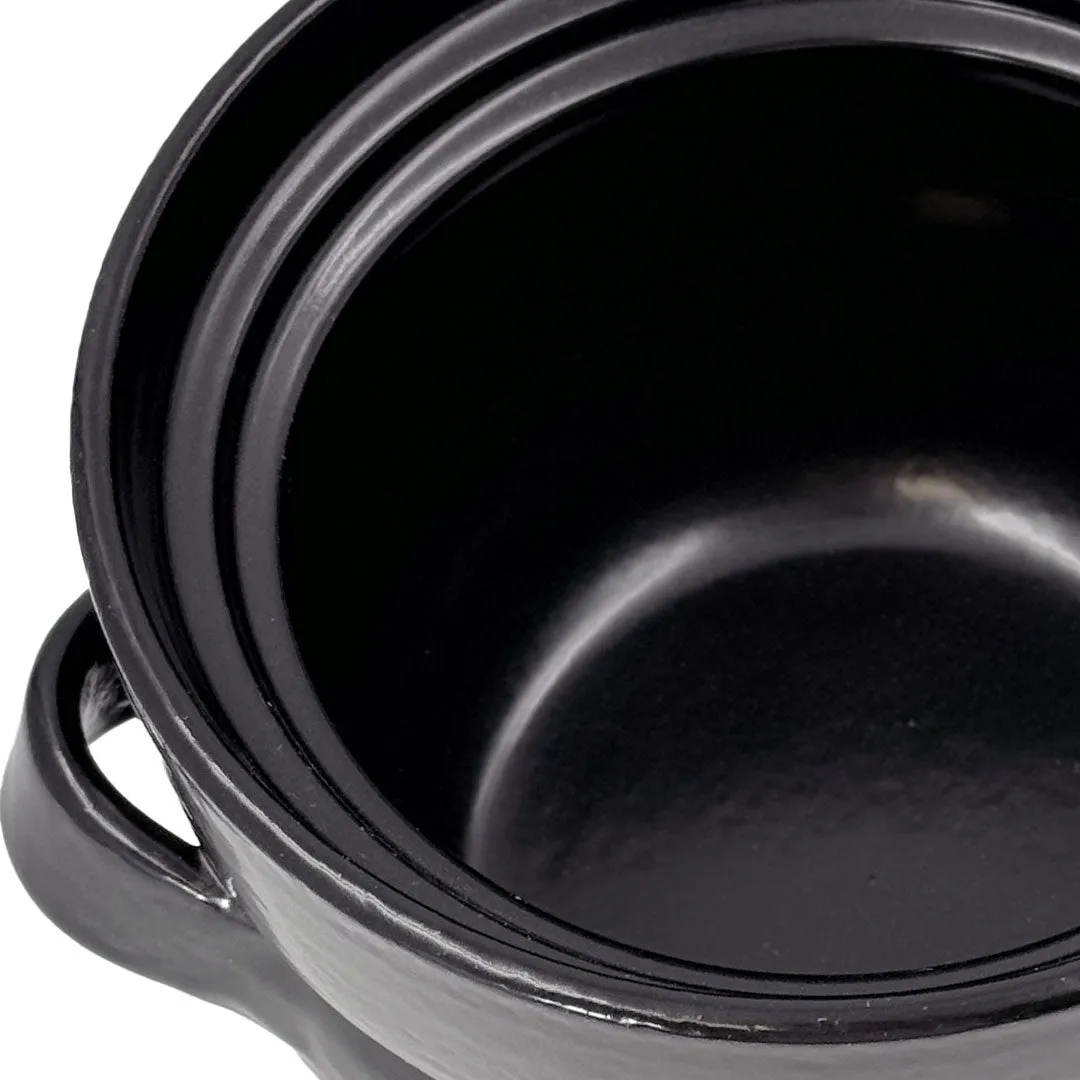 Banko Earthenware Double Lid Rice Cooking Pot 4 Cup