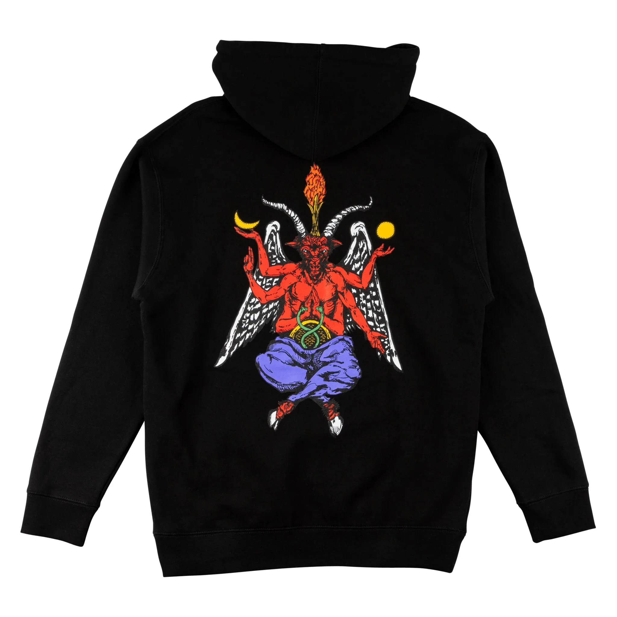 Bapholit Pullover Hoodie - Black/Red