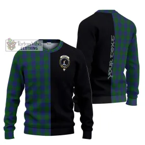 Barclay Tartan Ugly Sweater with Family Crest and Half Of Me Style