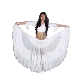 Belly Dance 25 Yard Cotton Tulle Skirt