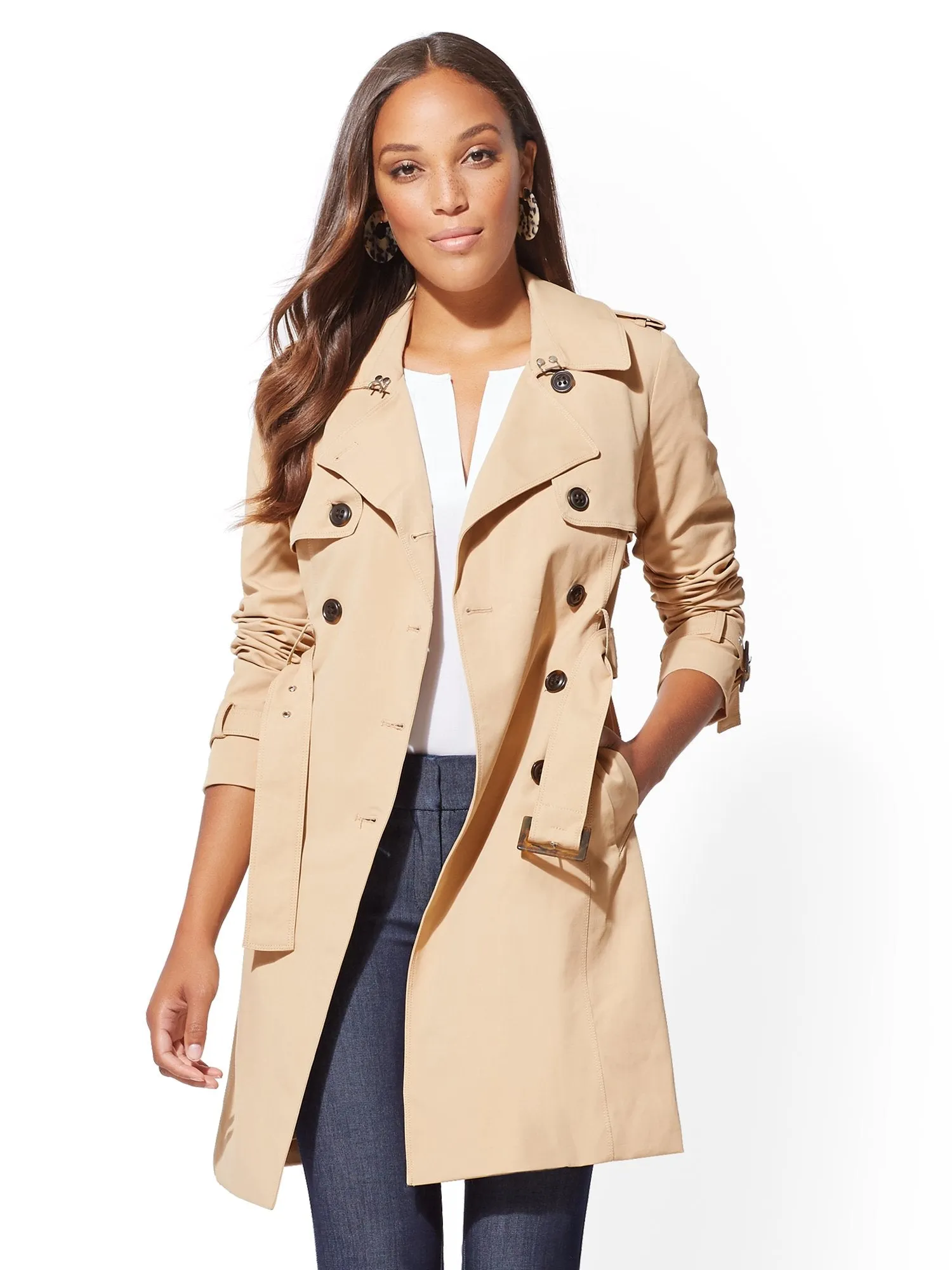 Belted Trenchcoat - 7th Avenue