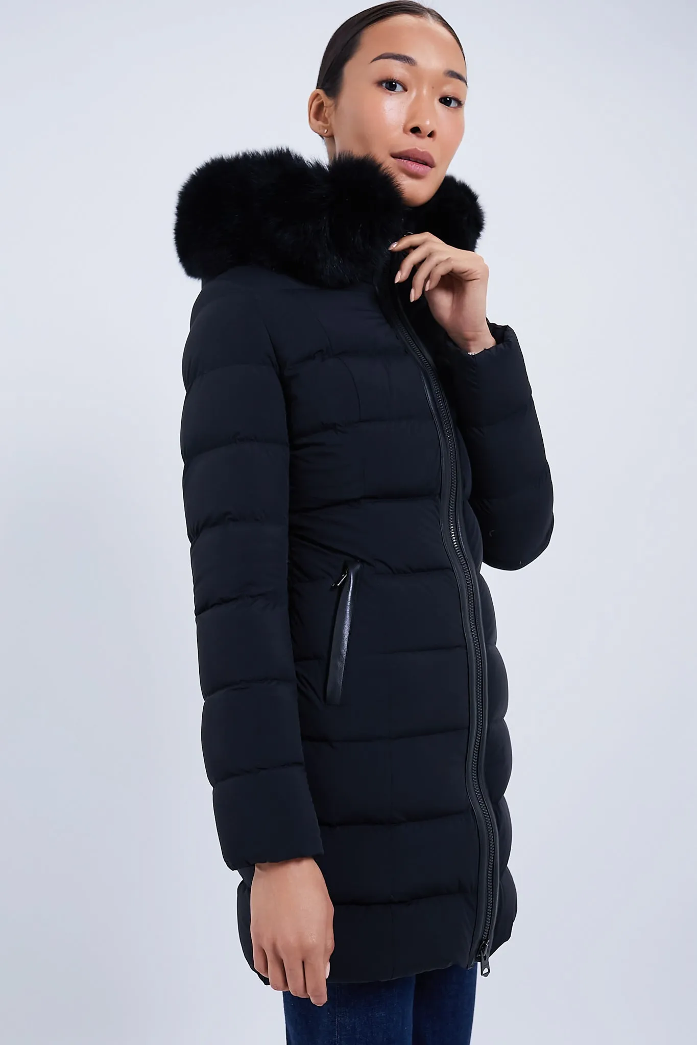 Black Calla Down Coat