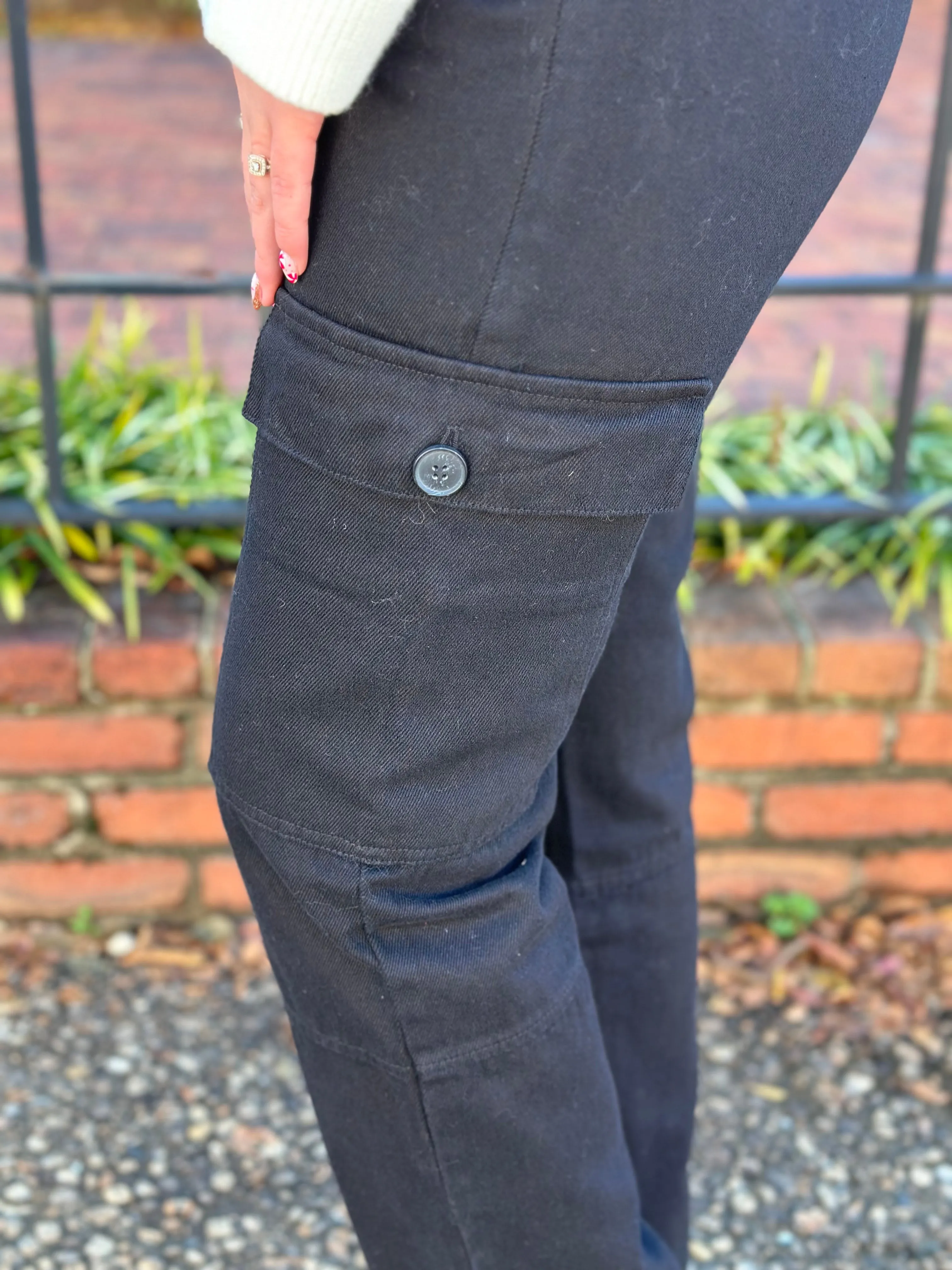 Black Cargo Pants