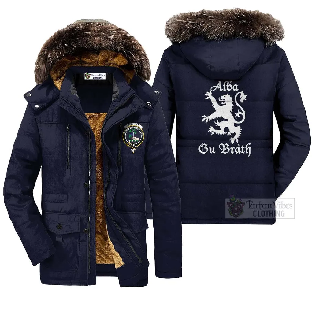 Burnett Family Crest Parka Jacket Lion Rampant Alba Gu Brath Style