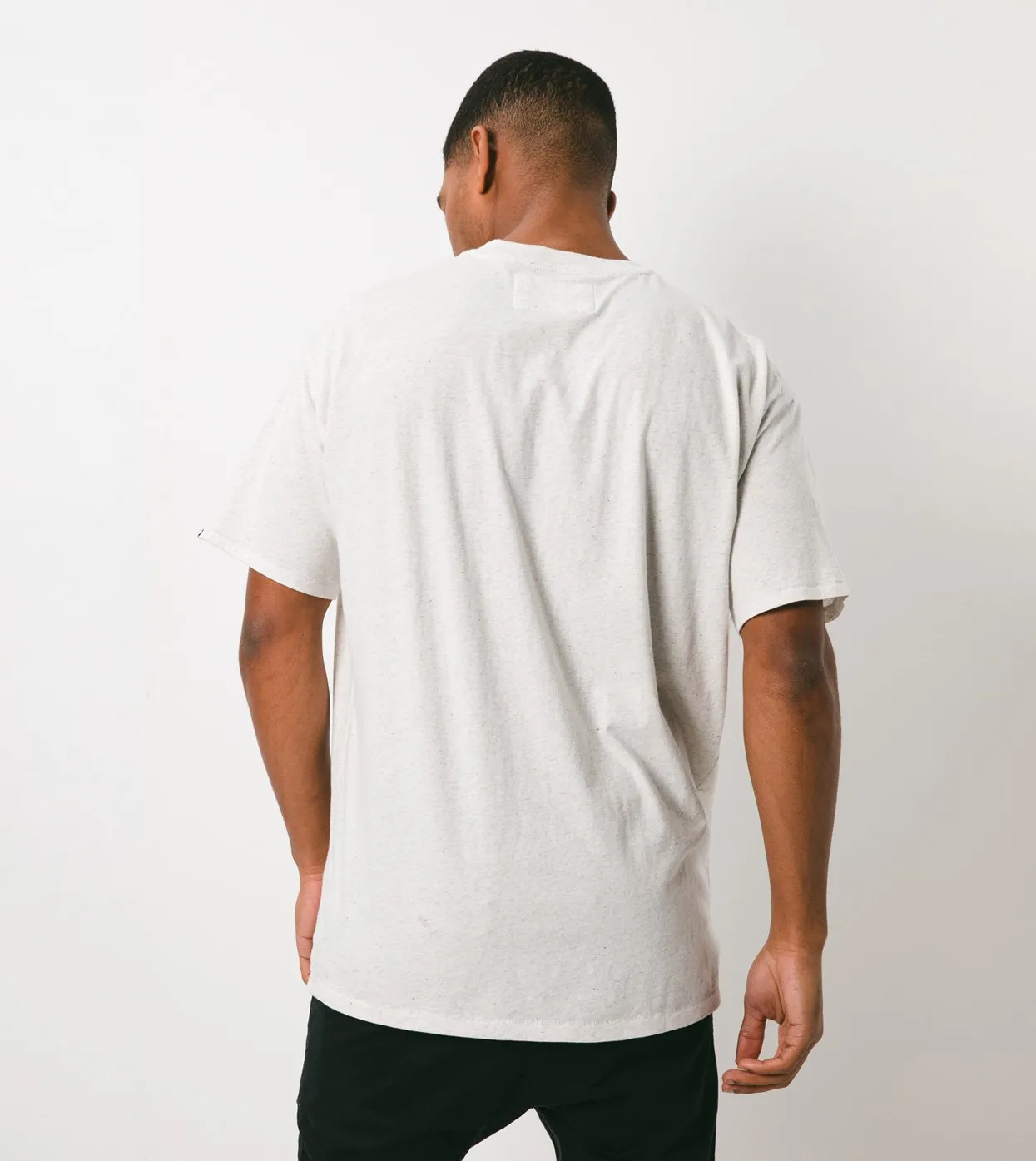 Business Box Tee White Marle