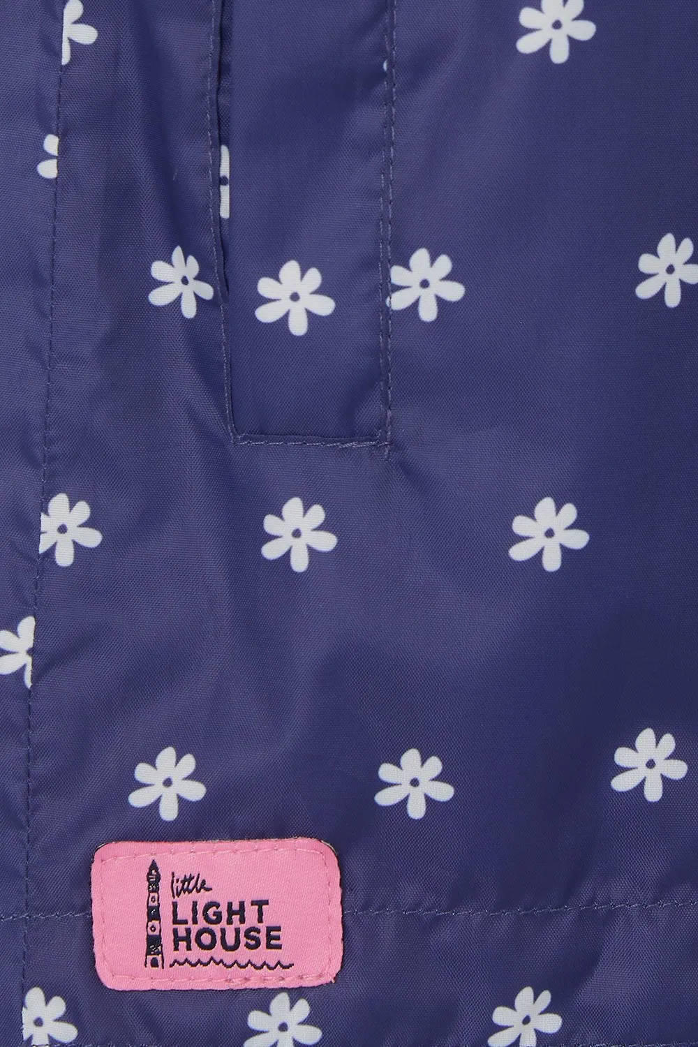 Cara Kids Rain Parka - Navy Floral