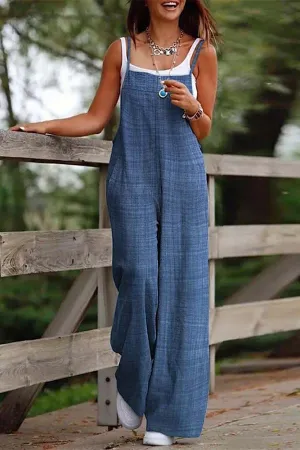 Casual Suspender Jumpsuit