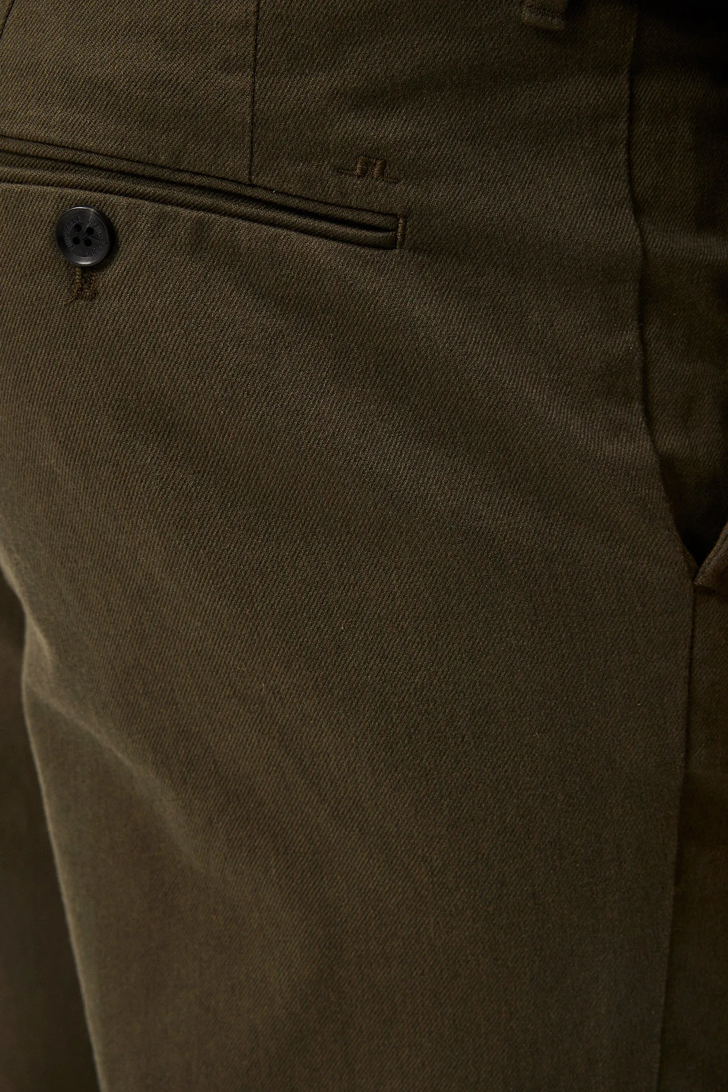 Chaze Flannel Twill Pants / Forest Green