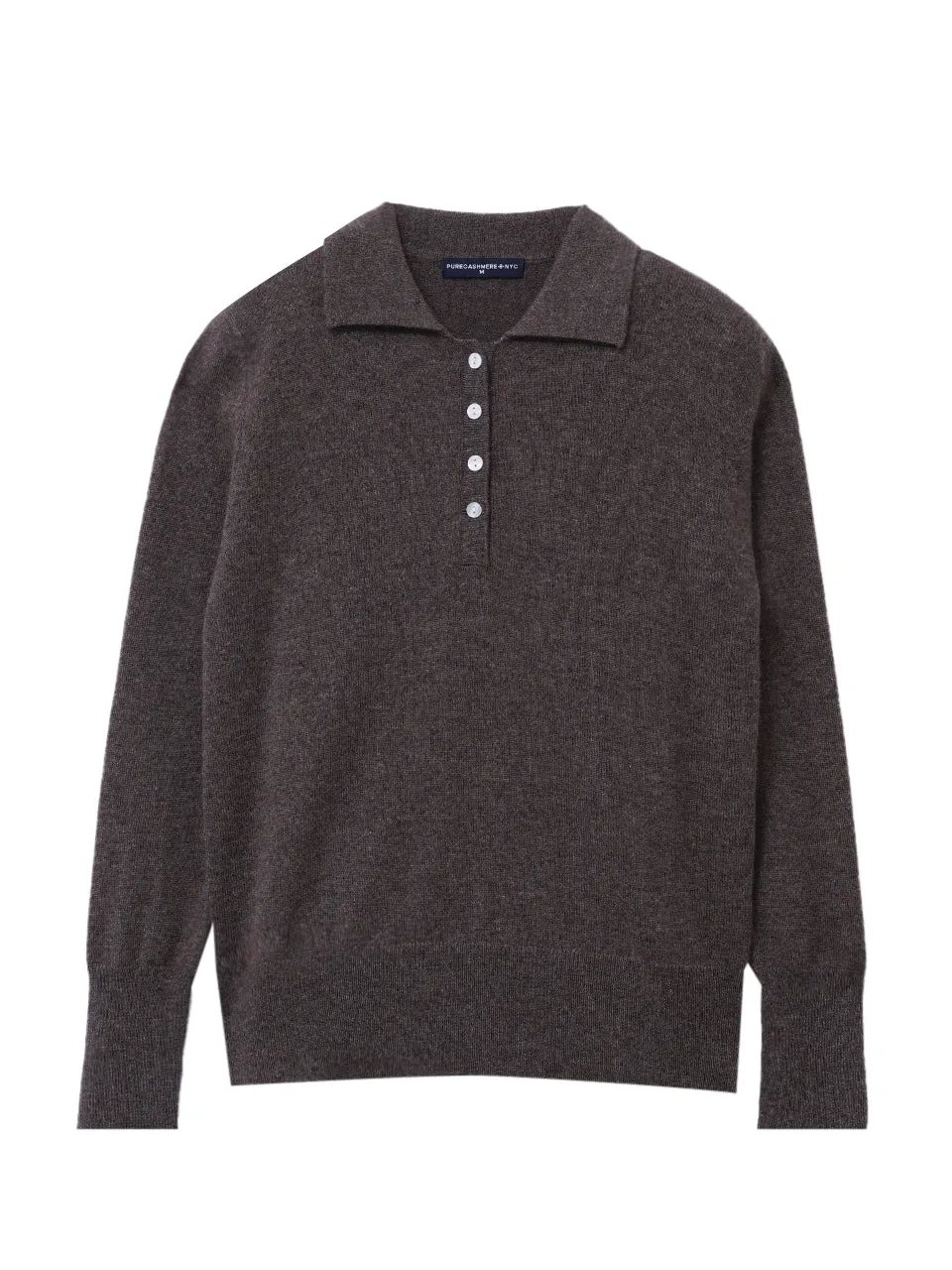 Classic Polo Sweater_Mocha