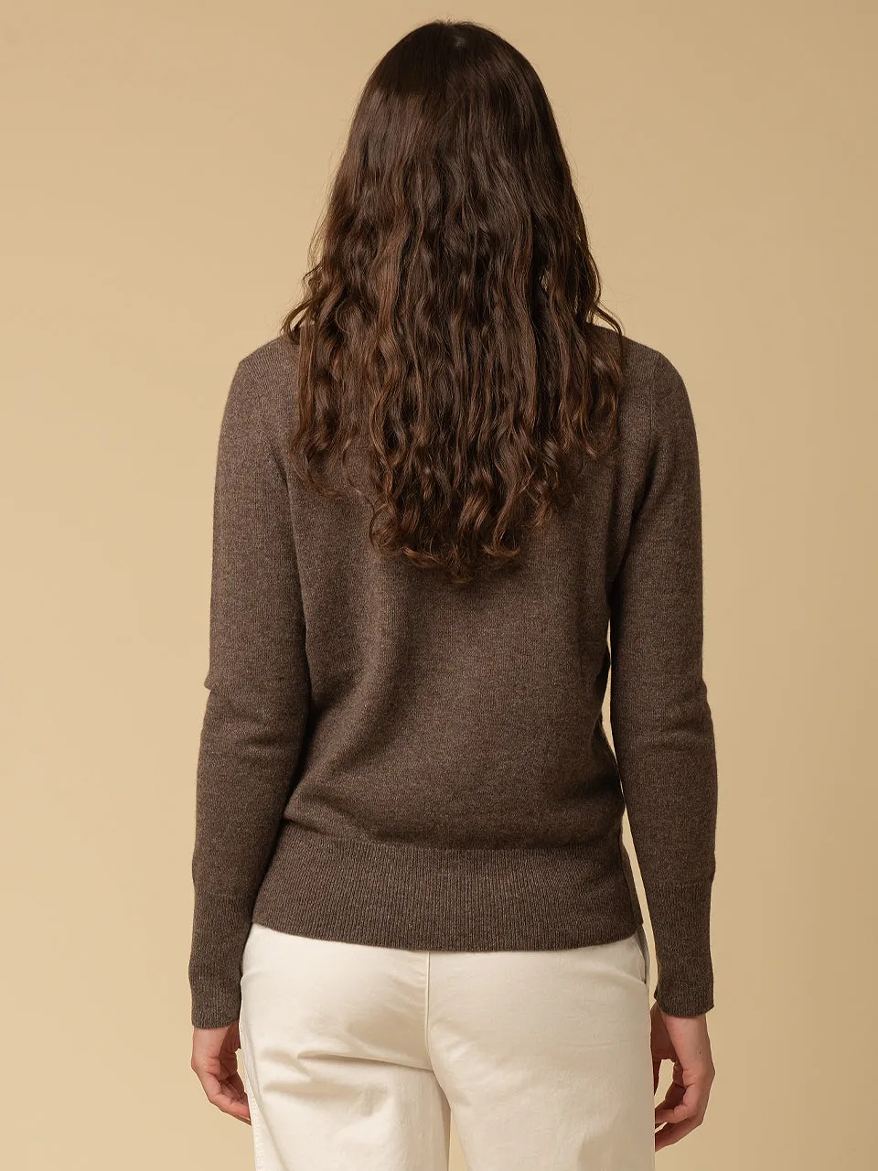 Classic Polo Sweater_Mocha