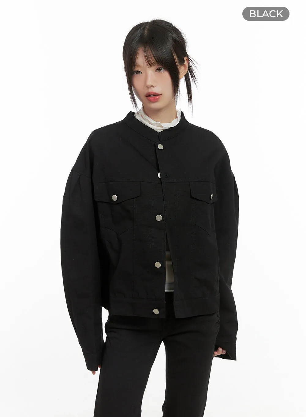 Comfy Oversized Polyester Coat CS412