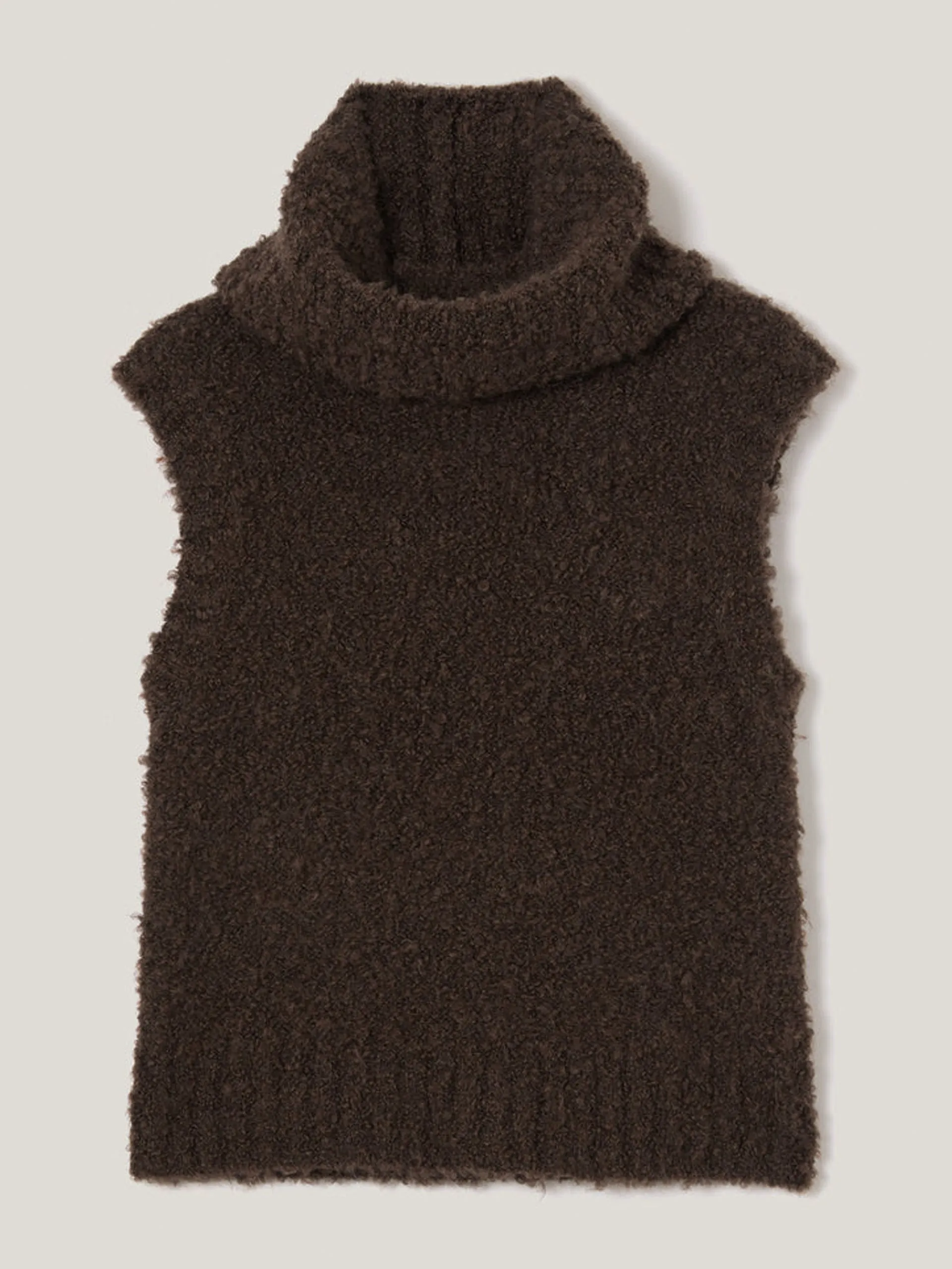 Cosy boucle tank and snood