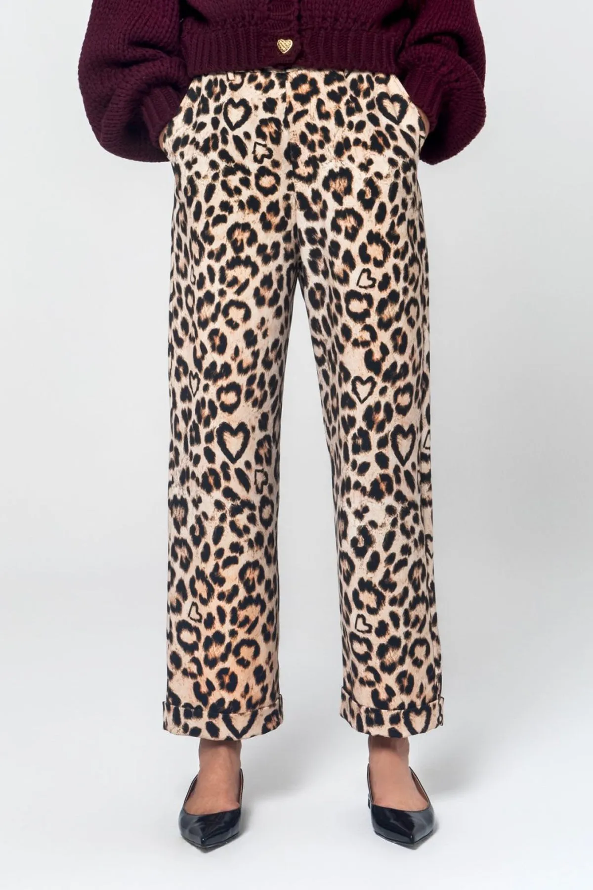 CROPPED LEO PANTS "JENNY"