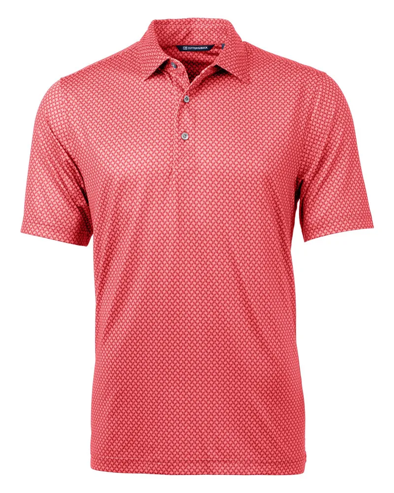 Cutter & Buck Pike Banner Print Stretch Polo