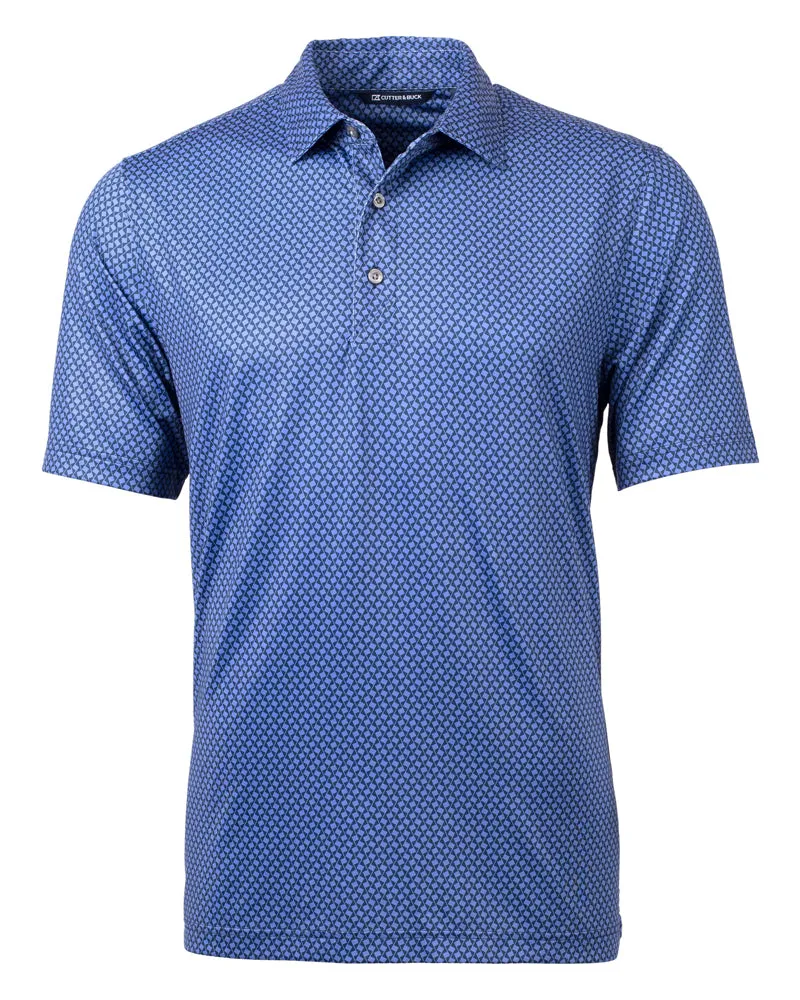 Cutter & Buck Pike Banner Print Stretch Polo