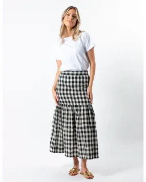 Dalton Skirt - Black & White Check