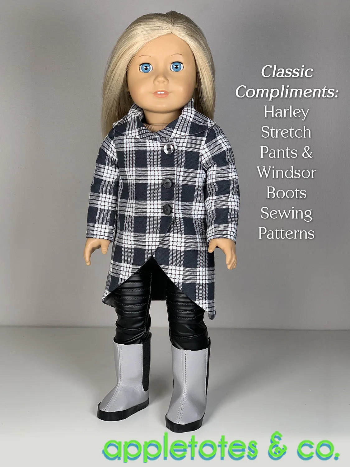 Darla Coat 18 Inch Doll Sewing Pattern