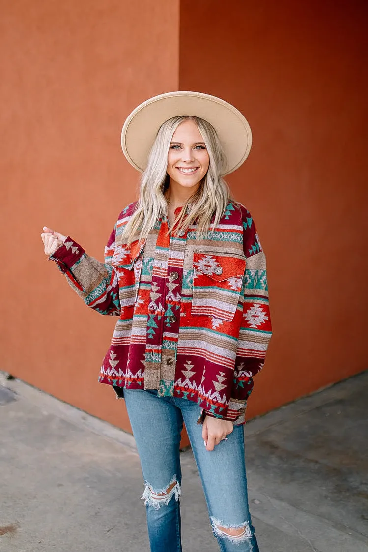 Darlene Aztec Shacket