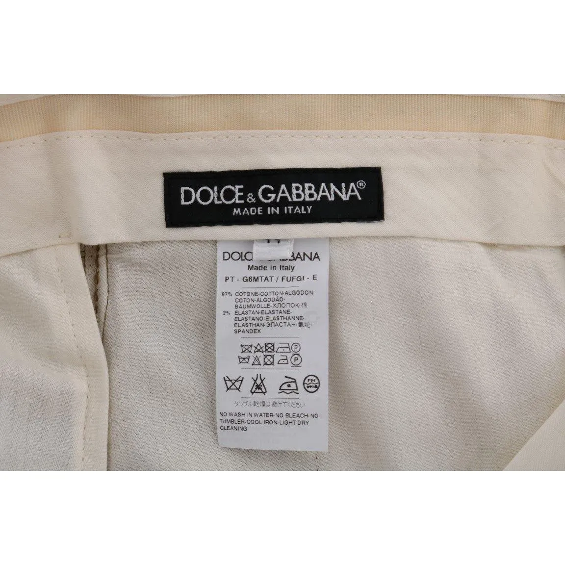 Dolce & Gabbana Elegant Brown Formal Trousers for Men