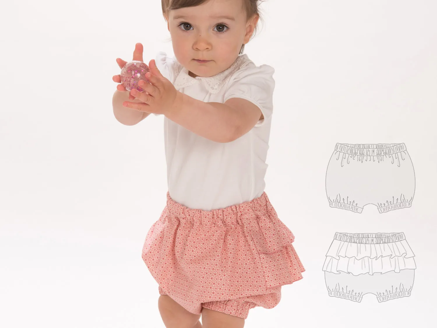 EMI Baby diaper cover bloomers sewing pattern ebook pdf