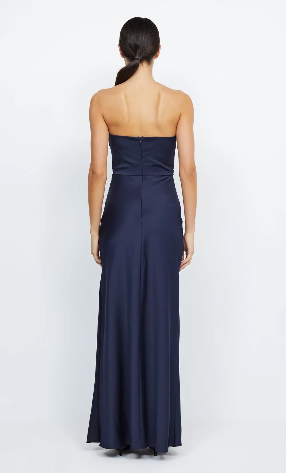 ETERNITY STRAPLESS MAXI DRESS - INK