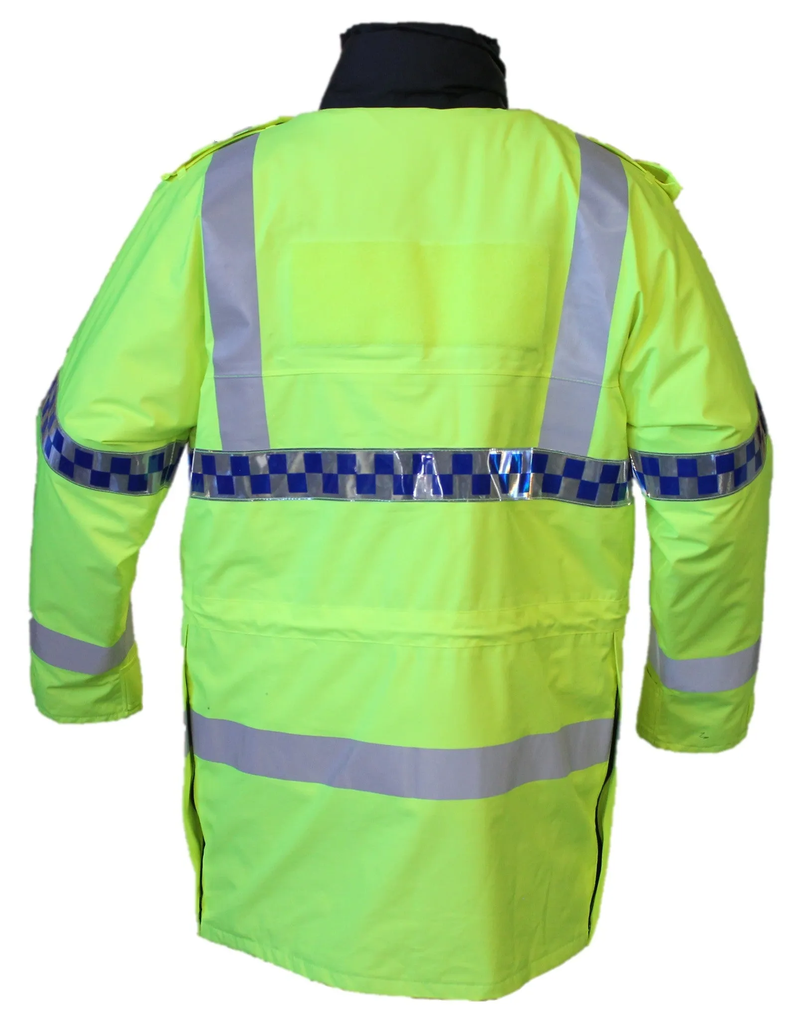 Ex Police Hi Vis Jacket Waterproof Rain Coat Security Dog Handler HVPC04AN