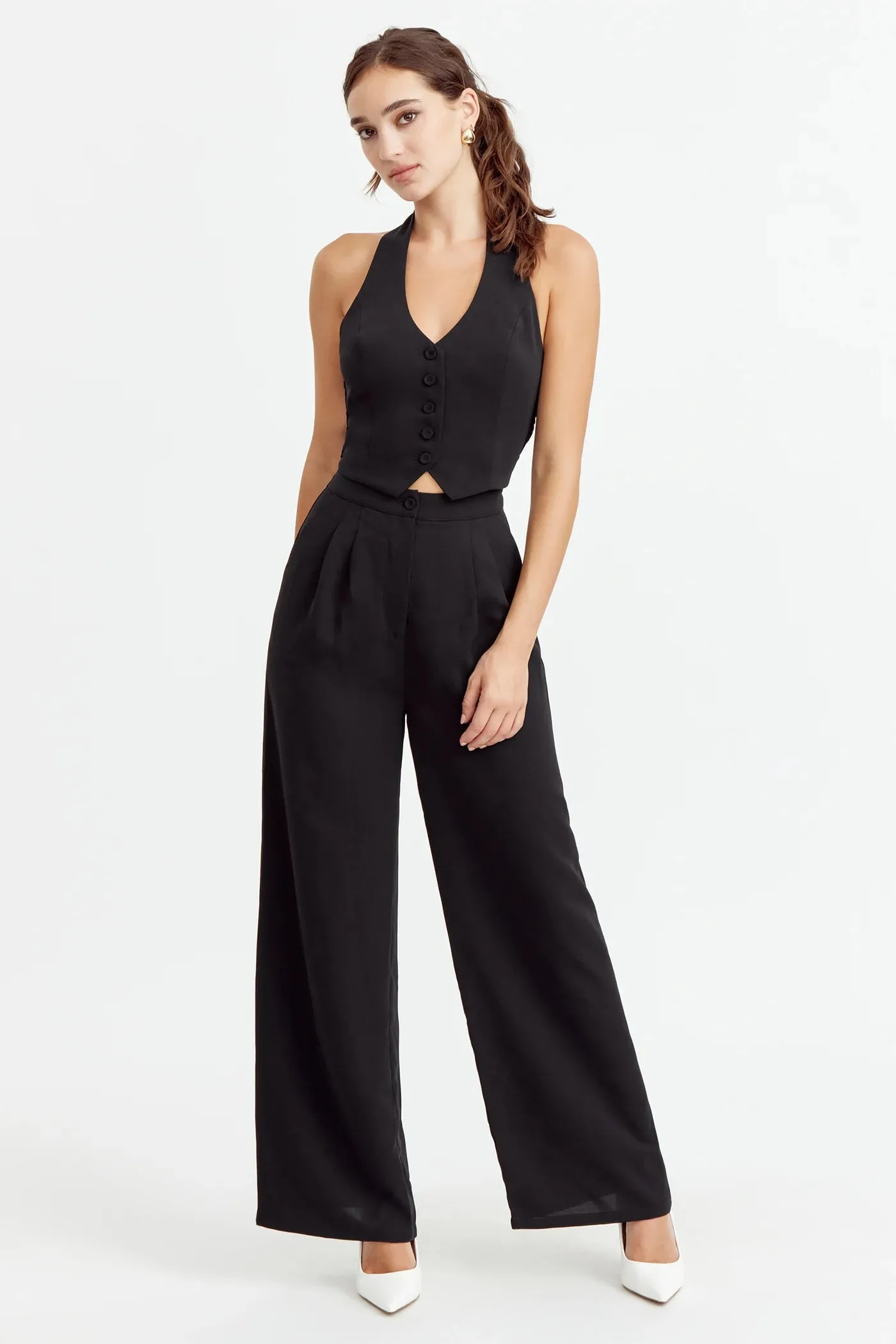 Farrah Halter Jumpsuit