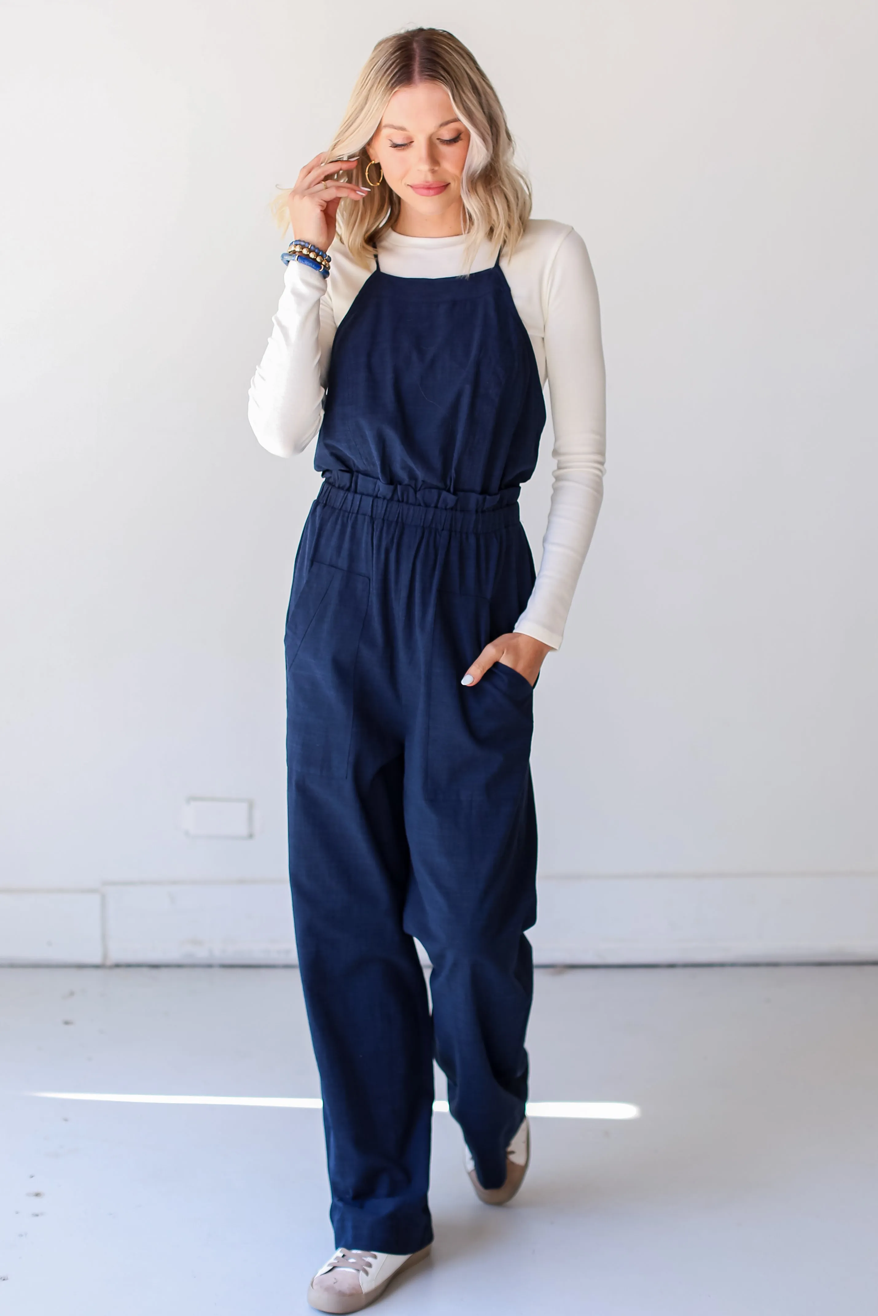 FINAL SALE - Charismatic Energy Wide Leg Jumpsuit