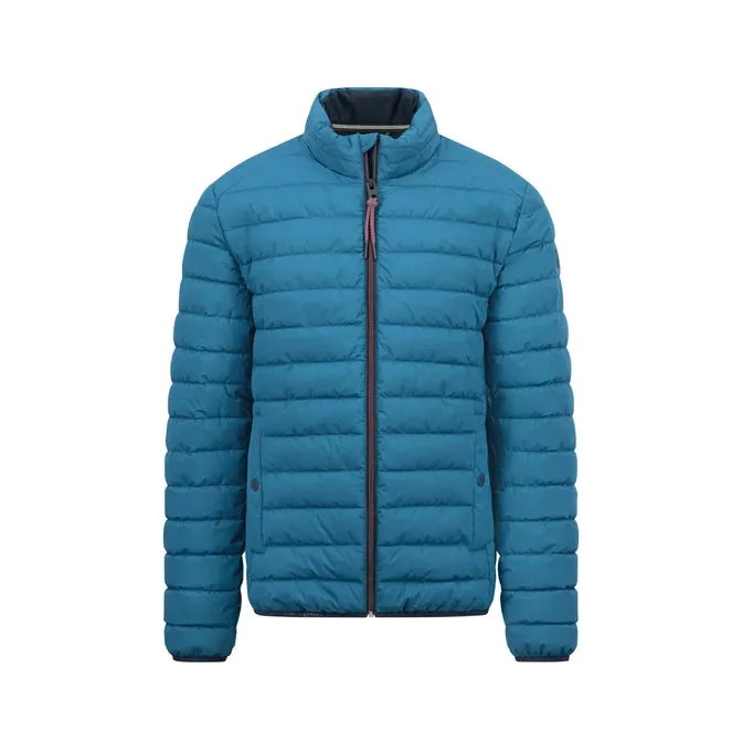 FYNCH HATTON Dark Teal Padded Quilted Jacket 14142600 624