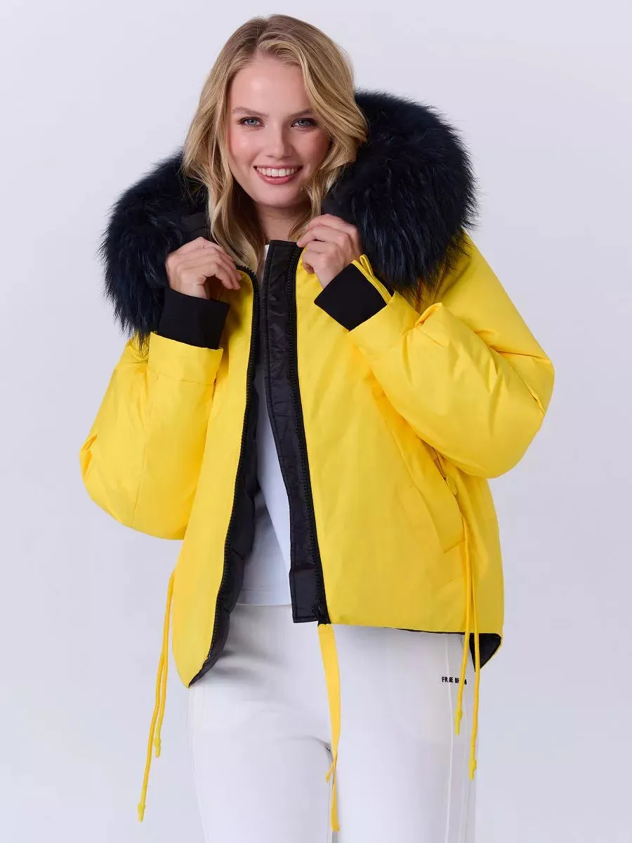 Genuine Fur Trim Bio Down Jacket