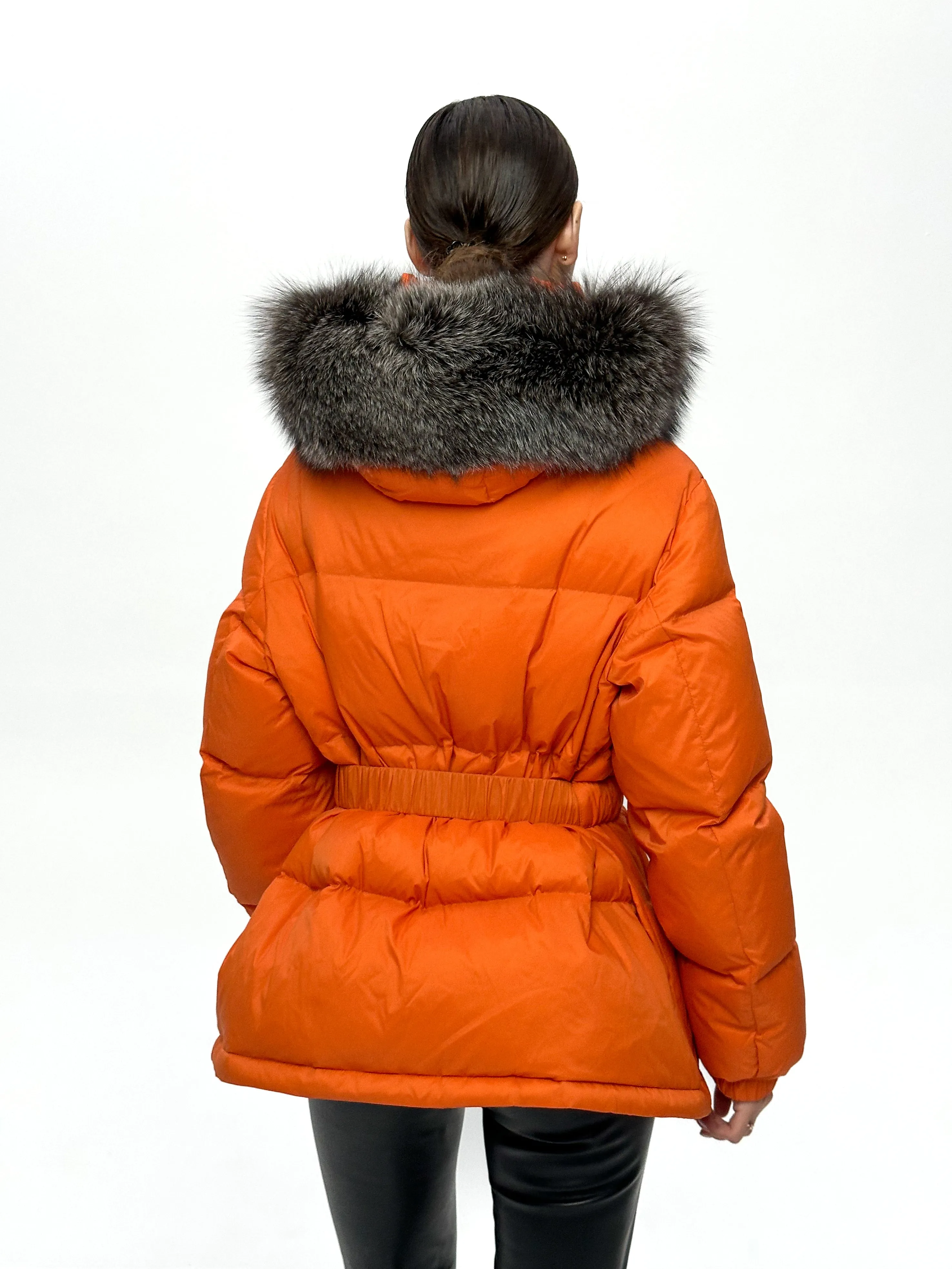 Genuine Silver Fox Down Fill Jacket