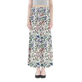 Grandmother Stories White Full Length Maxi Skirt